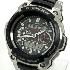 w025 稼働品 カシオ CASIO G-SHOCK Gショック MTG-1500-1AJF メンズ 腕時計 電波ソーラー 箱 保証書 コマ