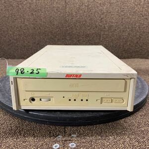 98-25 激安 レトロPC パーツ 外付け CD-Rドライブ BUFFALO CDR-S820 メルコ SCSI 動作未確認 ジャンク