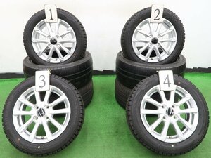 4本 社外 14インチ スタッドレス ダンロップ ウインターマックス WM02 2023年 155/65R14 スペーシア N-BOX タント ワゴンR デイズ 軽自動車