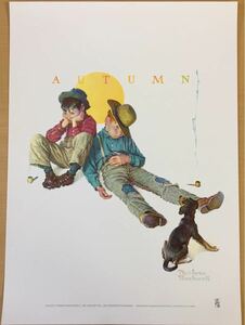 ★P15★ノーマン・ロックウェル Norman Rockwell ポスター「AUTUMN」