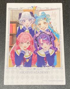 ★即決★ アイカツアカデミー カード ストア購入特典 姫乃みえる 和央パリン 真末夢メエ 凜堂たいむ P-14-R 非売品 限定 アイカツ デミカツ