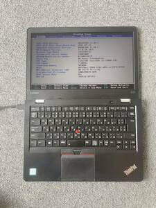 ジャンク品 Lenovo ThinkPad 13 Core i5-7300U／メモリ4GB／HDDなし/ 現状渡し(管理092216)