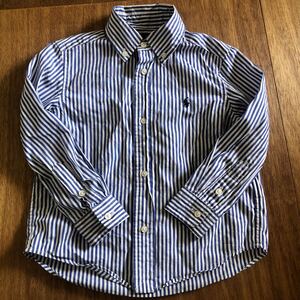 Ralph Lauren ラルフローレン Polo 長袖シャツ シャツ ストライプ 子供服　3t 100センチ