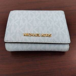 【ＴＧ1225】MICHAEL KORS お財布 レディース 水色 