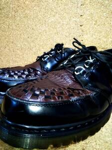 【Dr.MARTENS】ドクターマーチン ラムジー クロコ型押し クリーパーシューズ UK9 (28cm ) RAMSEY CROCO CREEPER SHOES コンビカラー 希少