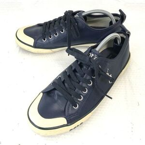 ラルフローレン/RALPH LAUREN★レザースニーカー【24.0/紺/NAVY】sneakers/Shoes/trainers◆Q-261