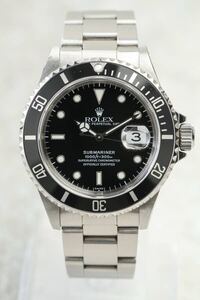 ◆ ROLEX ロレックス サブマリーナ 16610 A番 黒文字盤 submariner 腕時計 箱なし ◆