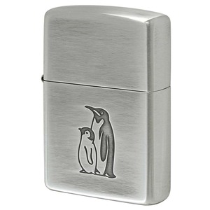 Zippo ジッポライター ペンギン いきものモチーフ 動物 銀メッキいぶし 80048 プレゼント 贈り物 男性 女性 かわいい メール便可