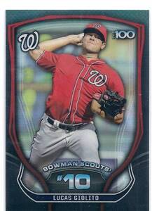 2015 Bowman Chrome Lucas Giolito Top100