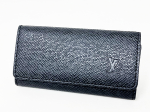 ルイヴィトン タイガ キーケース M30522 4連 ミュルティクレ4 ブラック アルドワーズ 未使用品 LOUISVUITTON