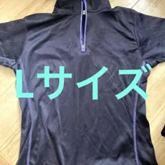 レディース　半袖　スポーツウェア　Lサイズ　ネイビー　半袖Tシャツ