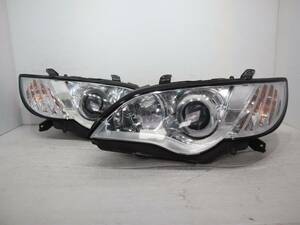 キレイ 後期 HID 【コーティング済】 キセノン 車検〇 KOITO 100-20952 BR87-5 レガシィ BP型 BP5 BP9 BL9 BL5 BLE BPE ヘッドライト 左右