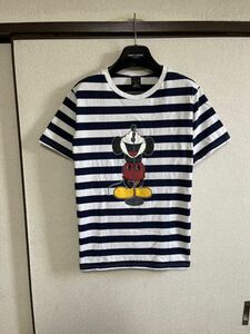 【即決】【送料最安360円】 NUMBER NINE ナンバーナイン BORDER MICKEY TEE ミッキー Tシャツ カットソー ボーダー 即決早い者勝ち