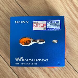 SONY ソニー MDウォークマン WALKMAN MZ-E700 ブルー　レッド