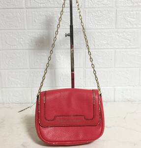 no31146 ARMANI EXCHANGE アルマーニエクスチェンジ PUレザー チェーン 斜め掛けショルダー バッグ ポシェット