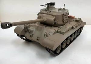 ジャンク品　1/16サイズ戦車ラジコン　M２６パーシング　スピーカー・バッテリー等ありません。補修用・部品どり