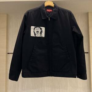 中古 M 17FW Supreme AKIRA Work Jacket Black シュプリーム アキラ ワークジャケット ジャケット ブラック