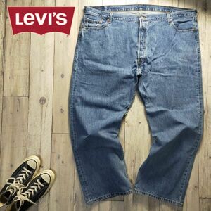 希少 ビッグサイズ W50☆Levis リーバイス☆501 メキシコ製 ストレート デニム S1496