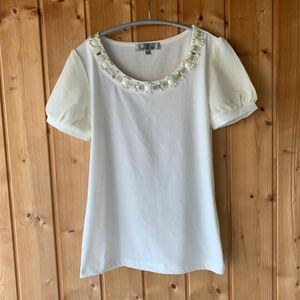 ★Viaggio Blu（ビアッジョブルー）白　カットソー　Tシャツ★