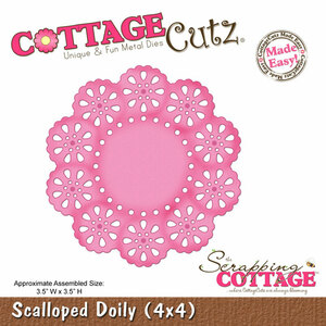 CottagecutzコテージカッツScalloped Doily ドイリー ダイ カッティングダイ