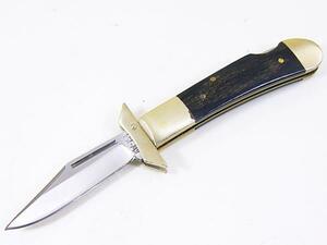 送料無料メール便 フォールディングナイフ KW-154 ブラックウッドハンドル K-WORLD Knife Company