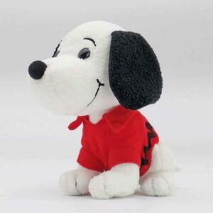 ★50年代ビーンドール☆スヌーピー(SNOOPY)ぬいぐるみ《赤シャツ・おすわり》