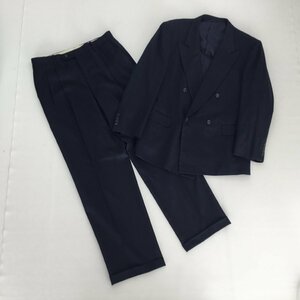 ■90s Christian Dior MONSIEUR クリスチャンディオール ムッシュ セットアップスーツ ジャケット パンツ ダブルボタン ネイビー /1.2kg■