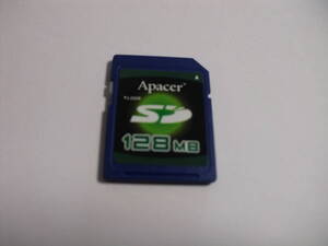  128MB　メガバイト　Apacer　SDカード　フォーマット済み　メモリーカード