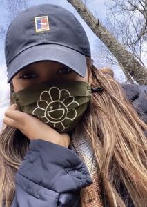 激レア:村上隆 Flower Mask/Camouflage-A. 大坂なおみ選手愛用 TonarinoZingaro完売商品　マスク