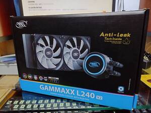 DEEPCOOL GAMMAXX L240 V2 新品購入から１年使用の中古品です　簡易水冷