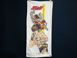 未使用 当時物 80s テレビ アニメ 初期 北斗の拳 正規品 オリジナル タオル ケンシロウ レイ バット デビルリバース (検索 昭和 レトロ