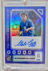 2023-24 panini donruss soccer auto del piero /99