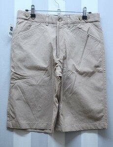 3-7266/未使用品 GAP KHAKIS チェックショーツ ギャップ 送料200円 