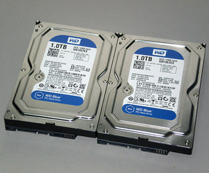 【送料無料】◆Western Digital Blue　WD10EZEX 1TB 「２個セット」【即決】B