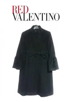 RED VALENTINO ラッフルスリーブ オーバーコート