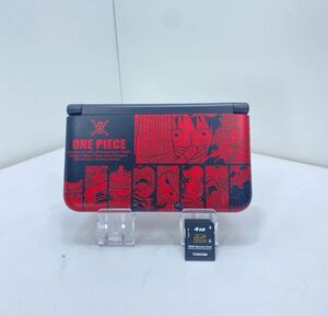 1円　1円〜　動作品　Nintendo 任天堂 3DSLL RED-001 ワンピース ニンテンドー　ジャンク　ワンピースコラボ