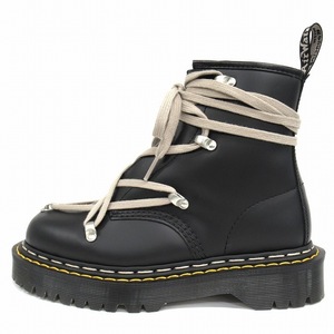 未使用品 リックオウエンス Rick Owens × ドクターマーチン DR.MARTENS 1460 BEX DS RO レザー ブーツ シューズ 27019001 UK5 24cm