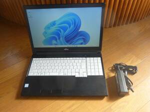 【第7世代】 富士通 LIFEBOOK A577/SX Core i5-7300U/8GB/SSD256GB/Wifi/Windows11　管114