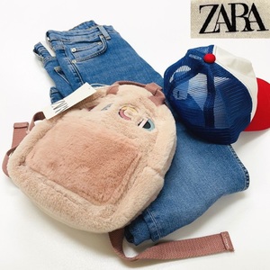 ZARA ピンク ABCリュックサック レディース 女の子 タグ カジュアル ふわふわもこもこ レジャー 大人可愛いガーリーデイリー ザラ