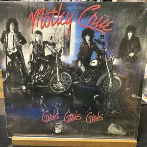 Motley Crue Girls, Girls, Girls LP US盤 モトリー クルー Elektra 60725-1 シュリンク付 Direct Metal Mastering 