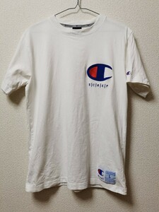 Tシャツ 半袖 白 半袖Tシャツ チャンピオン ホワイト Champion ビックロゴ