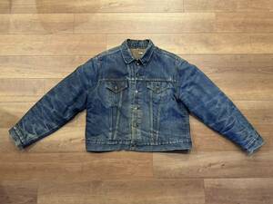  超特大 ヒゲ ビッグサイズ 50超 Levis リーバイス 70505 BIGE ブランケット デニム ジャケット gジャン ビンテージ 雰囲気系 506xx 501xx