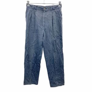 KHAKIS チノパン W32 タックパンツ レディース グレー コットン 古着卸 アメリカ仕入 2405-1268