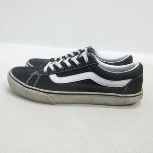 Q■【26.5cm】バンズ/VANS RIPPERリッパー サーフラン キャンバススニーカー■黒MENS/49【中古】