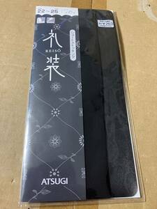 atsugi 礼装 ブラック ハイソックス 靴下 hi socks パンスト タイツ ショートストッキング short stocking フォーマル 黒 アツギ 