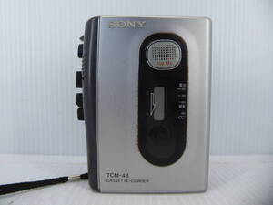 ★☆SONY カセットテープレコーダー TCM-48 通電OKジャンク品☆★