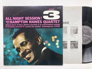 LP Hampton Hawes All Night Session 3 LAX3030 Contemporary Japan