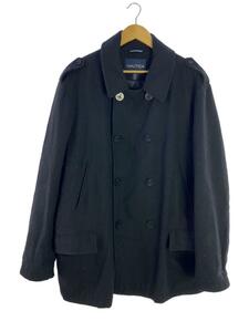 NAUTICA◆ピーコート/XXL/ウール/BLK