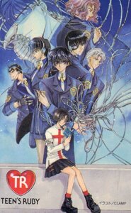 ★X(エックス)　CLAMP　ティーンズルビー文庫★テレカ５０度数未使用vk_16