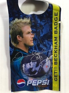 DAVID BECKHAM　PEPSI ピンバッジ　未開封